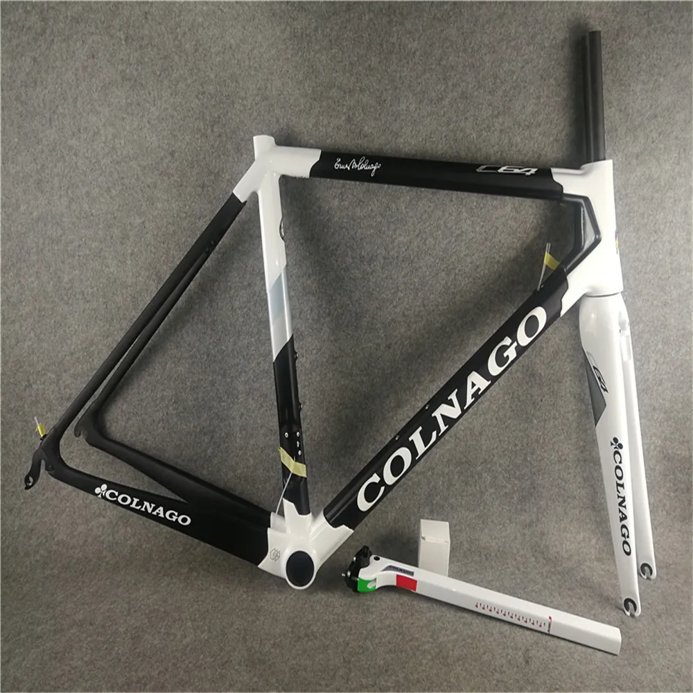 Colnago C64 белая дорожная полная езда на велосипеде весеннем руле клетки для