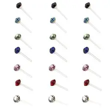 Разноцветные стразы, маленькие, женские, красивые, прозрачные, розовые, квадратные, кубический цирконий, CZ, серьги-гвоздики, серьги-гвоздики, ювелирные изделия, пирсинг с оленем, подарки