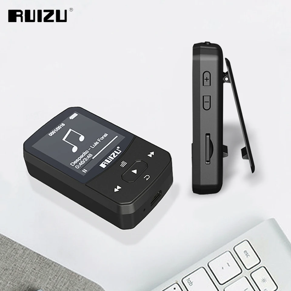 Ruizu X50 Sport Bluetooth Mp3 Player | Bluetooth Mp4 Player Original Ruizu  - X52 Clip - Aliexpress