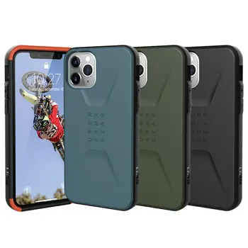 

UAG Civilian Tough Rugged Case for iPhone 11 Pro XS Max iPhone SE 2020 XR X 6 6S 7 8 Anti-drop Phone Case Pure Color Ultra-thin
