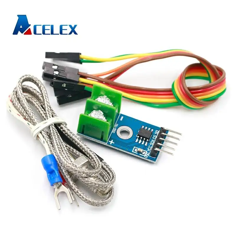 Модуль MAX6675 + термопара типа K, датчик температуры, модуль градусов для arduino ► Фото 1/5