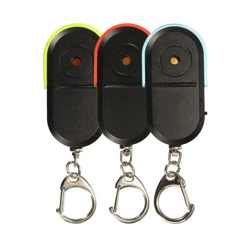

Wireless Anti-Lost Alarm Key Finder Locator Keychain Whistle Sound Led Light