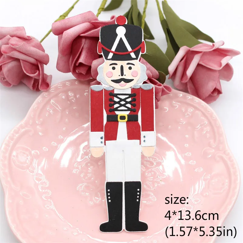 

YPP CRAFT Christmas Nut Cracker Metal Cutting Dies Stencils for Scrapbooking Stamp/photo album Decorative Embossing Paper Cards