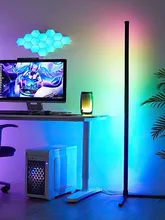  RGB Floor Lamp Bedroom LED Atmosphere Night Lamp Floor Light Living Rom Decor Indoor Standing Lamps For Home Decoration 