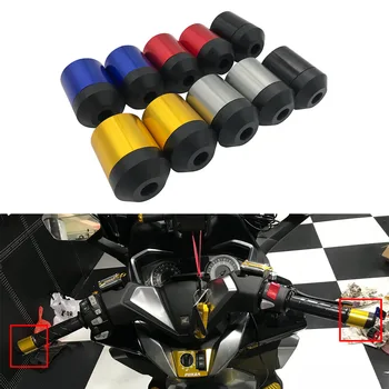 

SEMSPEED 22mm Motorcycle Bike Handle Bar End Plug Grip Ends Caps for 7/8" Cafe Racer Handlebar Scooter Handlebars Grips Ends Bar