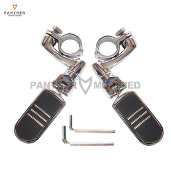 

Universal 1/4" 32mm Chrome Motorcycle Foot Pegs Footrests Foot Boards case for Harley ETC HONDA YAMAHA SUZUKI KAWASAKI