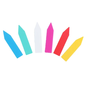 

100 PCS Colorful Plant Markers Garden Bonsai Succulent Seedings Tags Sign PVC Gardening Labels Stake On Soil Paint Sticks