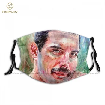 

Print Washable Freddie The Thinker Face Mask Funny Unisex Polyester Facial Mouth Mask With Filters