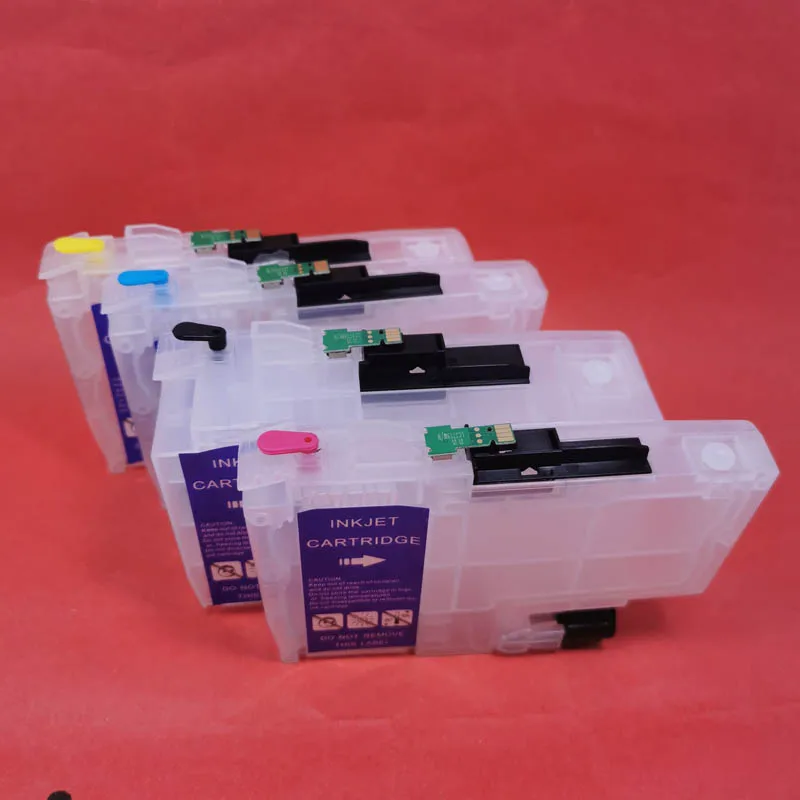 

YOTAT 1Set LC3235 LC3233 Empty Refillable Ink Cartridge for Brother DCP-J1100DW MFC-J1300DW Printer