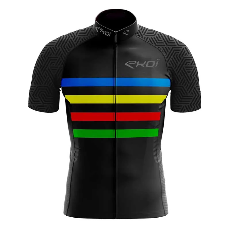 

SPTGRVO Lairschdan black ekoi team summer cycling suit man cycling outfit ropa mtb clothes cycling clothing women bike dress kit
