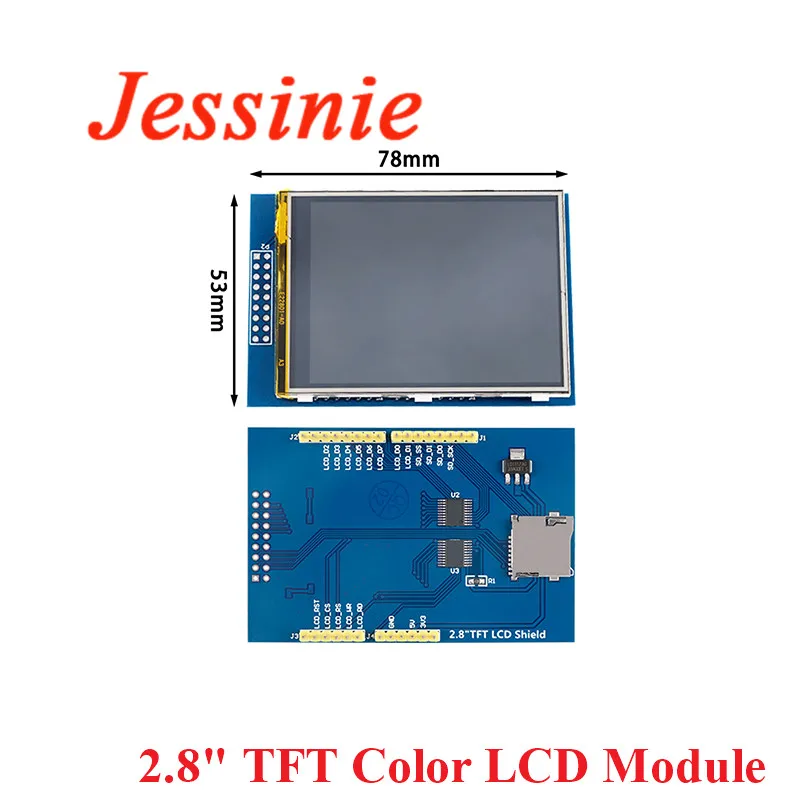 2.8 tft lcd touch shield module for arduino blue quotation