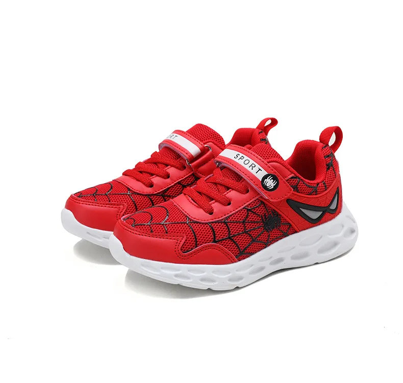 Children Spiderman Shoes Boys Sneakers Spring Autumn Fashion Kids Sneakers School Mesh Running Shoes Breathable Boy Sports Shoes