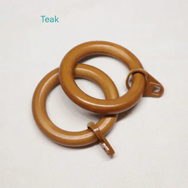 Anelli Per Tende In Legno 38mm - Set 24 Pezzi Per Asta Fino 35mm - Foto 10