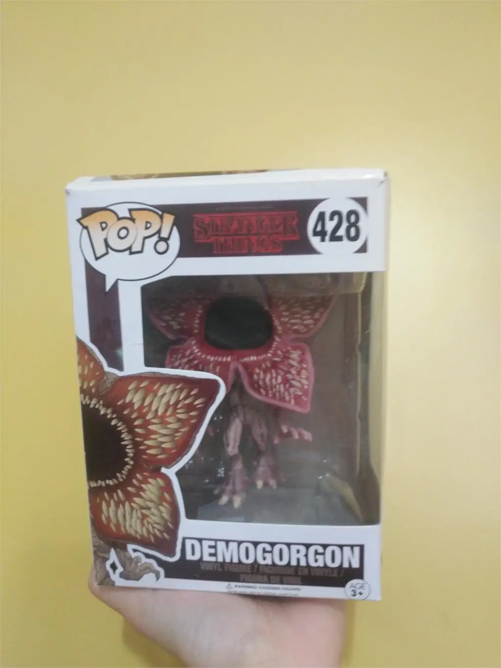 Funko Pop Stranger Things Character 10 см фигурка игрушки виниловые куклы для коллекции - Цвет: 428 with box