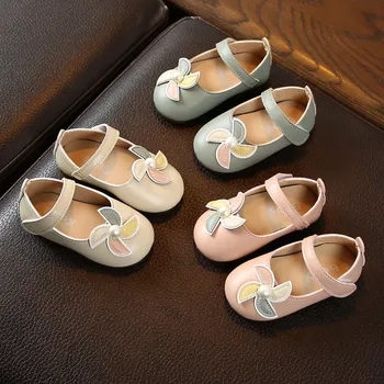 

Toddler Infant Kids Baby Girls Pearl Windmill Single Princess Casual Shoes kids shoes children детская обувь для девочек#G20