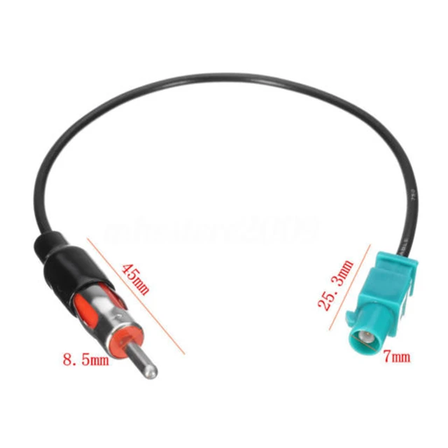 Radio Audio Cable Adaptor Antenna Audio Cable Male Double Fakra - Din Head  Adapter Male Aerial For Audi/VW/Volkswagen Car - AliExpress