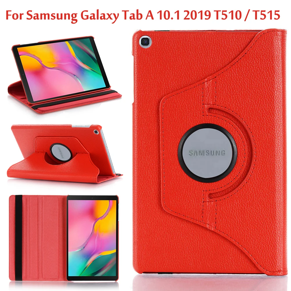 Чехол для Samsung Galaxy Tab A 10 1 2019 SM-T510 T515 чехол из искусственной кожи с подставкой T510
