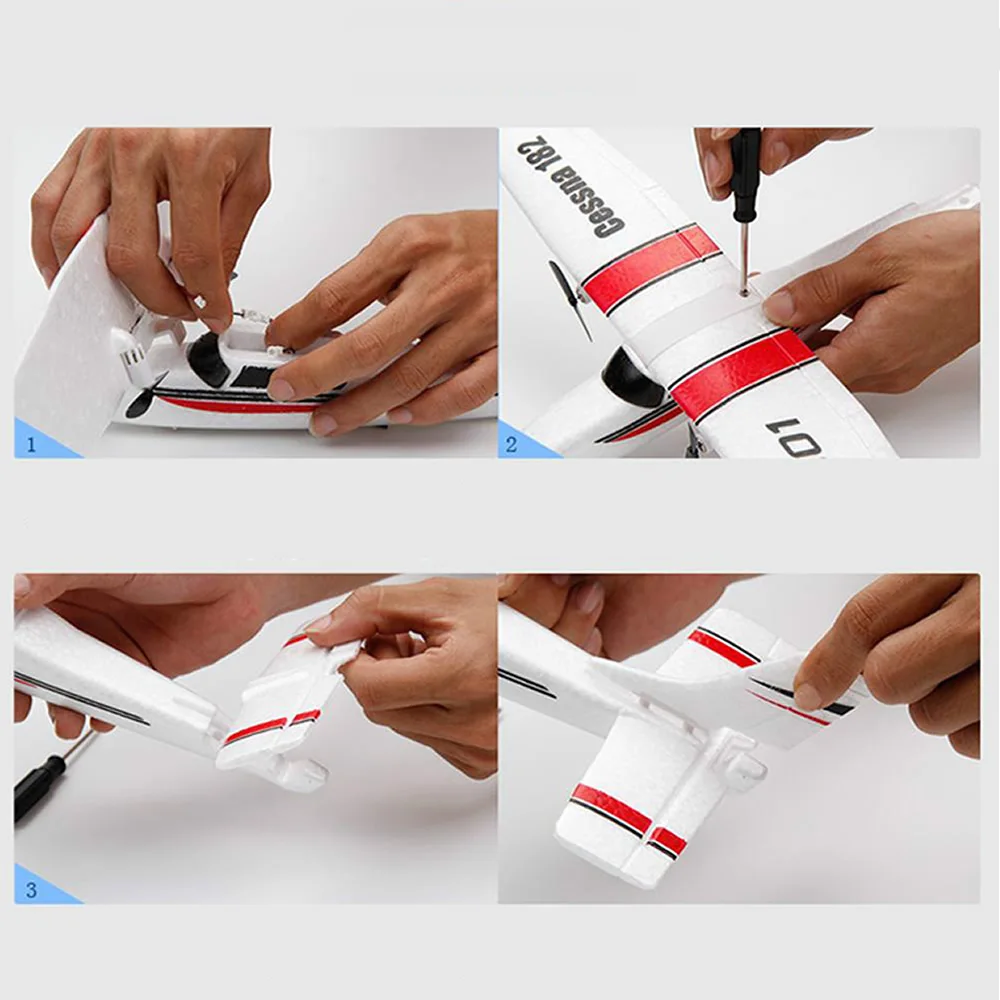 Beginner Electric RC Airplane RTF Epp Foam Remote Control Glider Plane Cassna 182 Aircraf More Battery Increase Fly Time Beginner Electric RC Airplane RTF Epp Foam Remote Control Glider Plane Cassna 182 Aircraf More Battery Increase Fly Time
