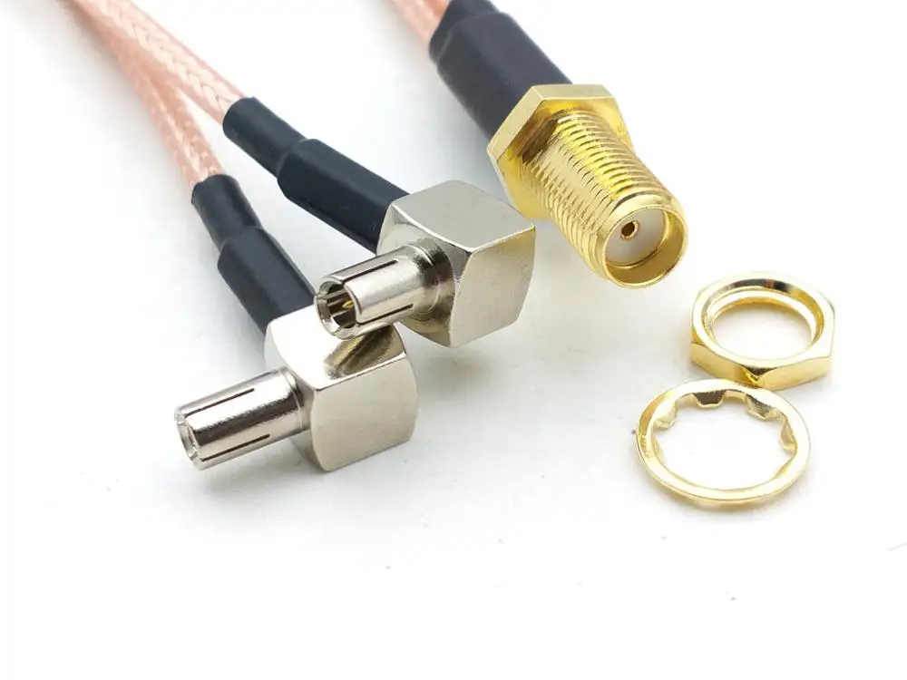 50 шт. розетка SMA в Y образный 2X TS9 L сплиттер папа pigtail RG316|Соединители| |