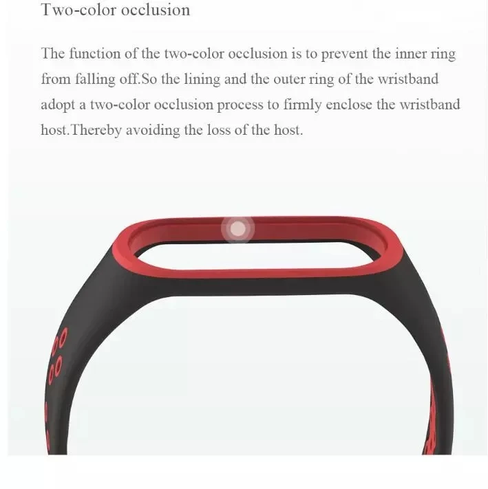 Mijobs Mi Band 3 Mi Band 4 ремешок спортивный силиконовый двойной цветной ремешок на запястье замена ремешок Mi Band 3 браслет умный браслет