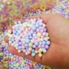 6-8mm 4000pcs Multi Color Foam Balls Mini Beads Polystyrene Styrofoam Filler Bubble Ball DIY Wedding Christmas Party Decoration 3