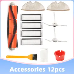 Reemplazo de filtro Hepa Filtro de cepillo principal Cepillo Lateral paño de mopa fijado para Xiaomi Mijia Robot Roborock s50 s51 S55 T4 T6 Xiaowa Roborock