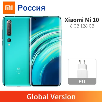 

Global Version Xiaomi Mi 10 8GB 128GB Cellphone 5G Snapdragon 865 Octa Core 108MP Quad Camera 90Hz 6.67" DotDisplay 4780mAh