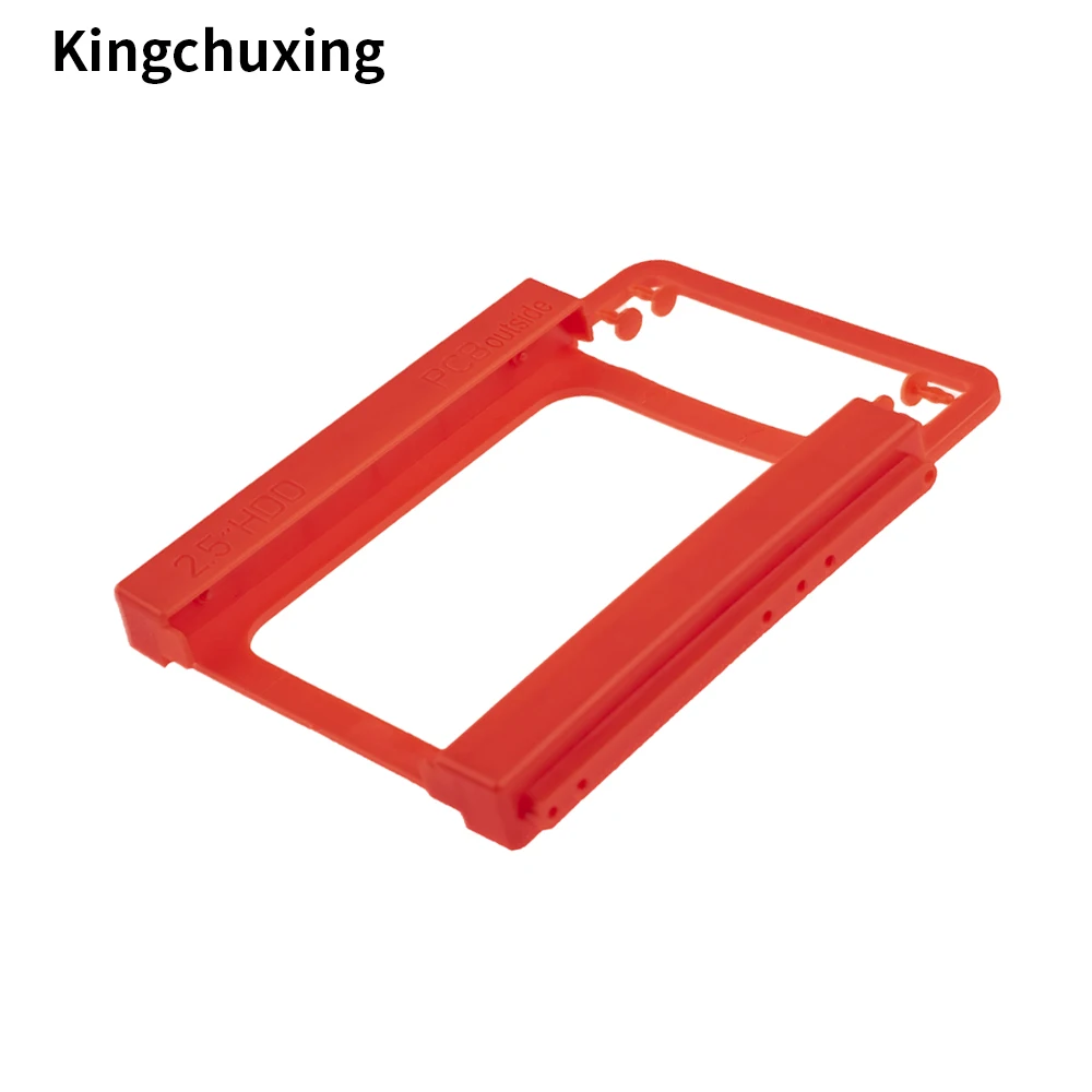 

2.5 to 3.5 inch SSD HHD Holder Mounting Plastic Adapter Bracket Hard Drive Disk Holder Case for Desktop PC by Kingchuxing