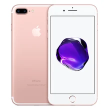 Разблокированный Apple iPhone 7 Plus, 3 Гб оперативной памяти, Оперативная память 32/128 ГБ/256 ГБ Встроенная память iOS Телефон Quad-Core отпечатков пальцев 12MP 4 аппарат не привязан к оператору сотовой связи разблокировать телефон