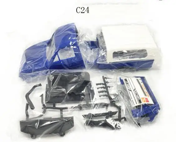 WPL C14 C24 RC автомобиль оригинальные части автомобиля оболочки - Цвет: C24 red car shell