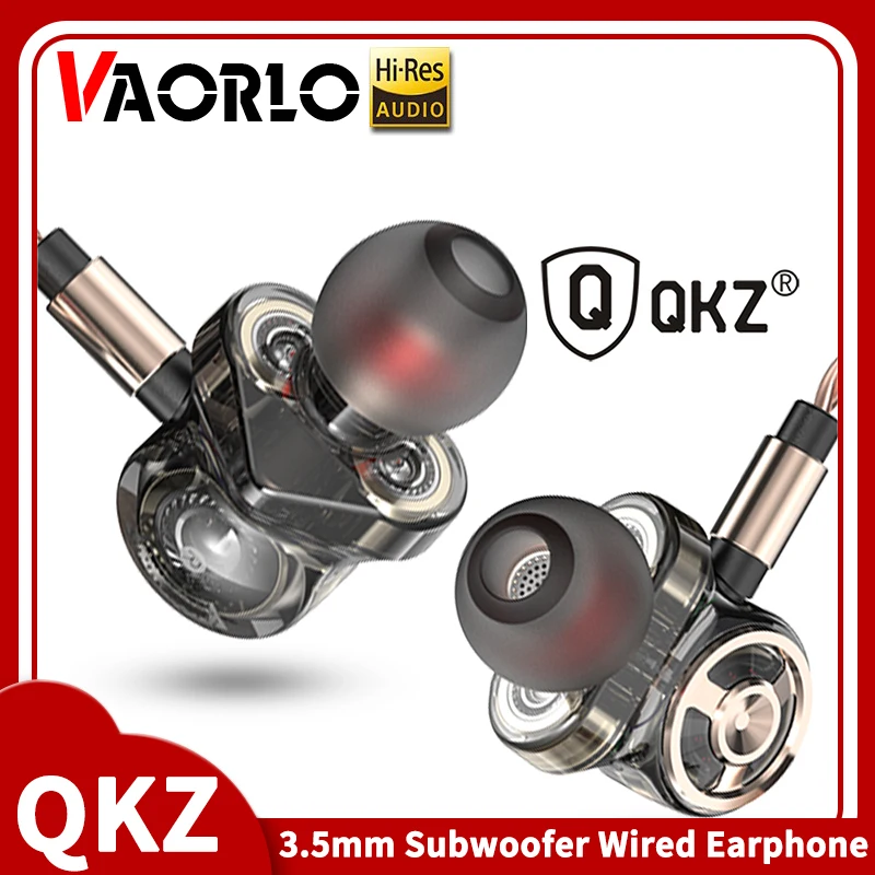 Original QKZ CK10 In Ear Earphone With Mic 6 Dynamic Driver Unit Headsets Stereo Sports HIFI Subwoofer Earphones Monitor Earbuds |