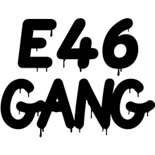 

E46 Gang E60 Gang Car Stickers Decal Anime Cute Car Accessories Decoration Pegatinas Para Coche Occlusion Scratch Exterior