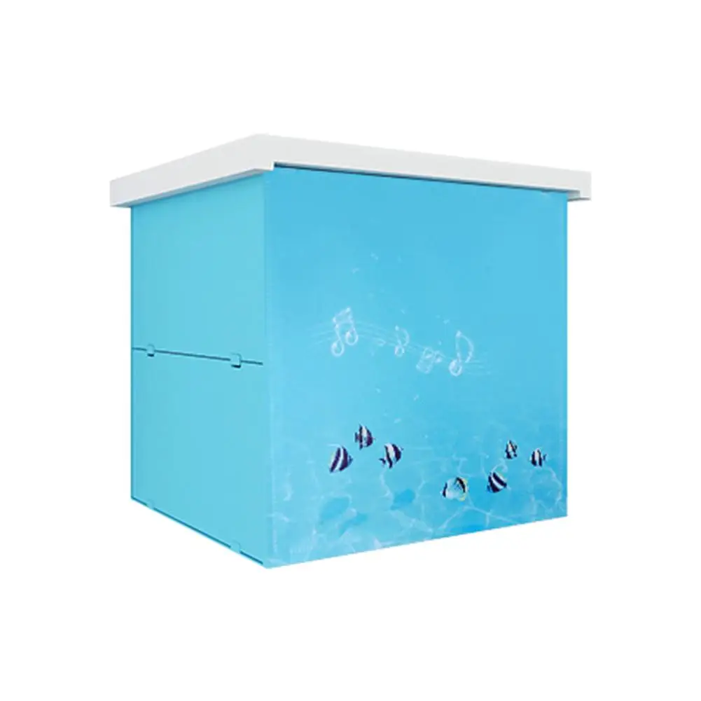 

New High-quality Concealed Bathroom Locker Organizer Folding Wardrobe Mural Storage Box Waterproof Rack Storage Helper