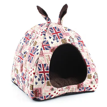 

Pet winter and summer dual-purpose rice flag Mongolian nest dog house shape nest cat nest small animal nest