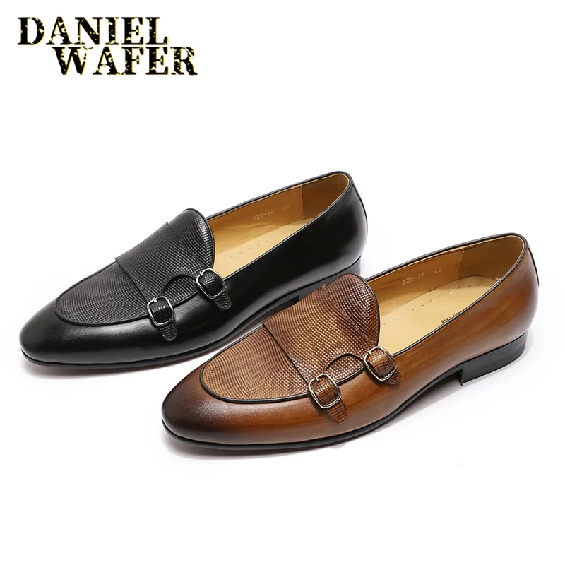 stylish black loafers