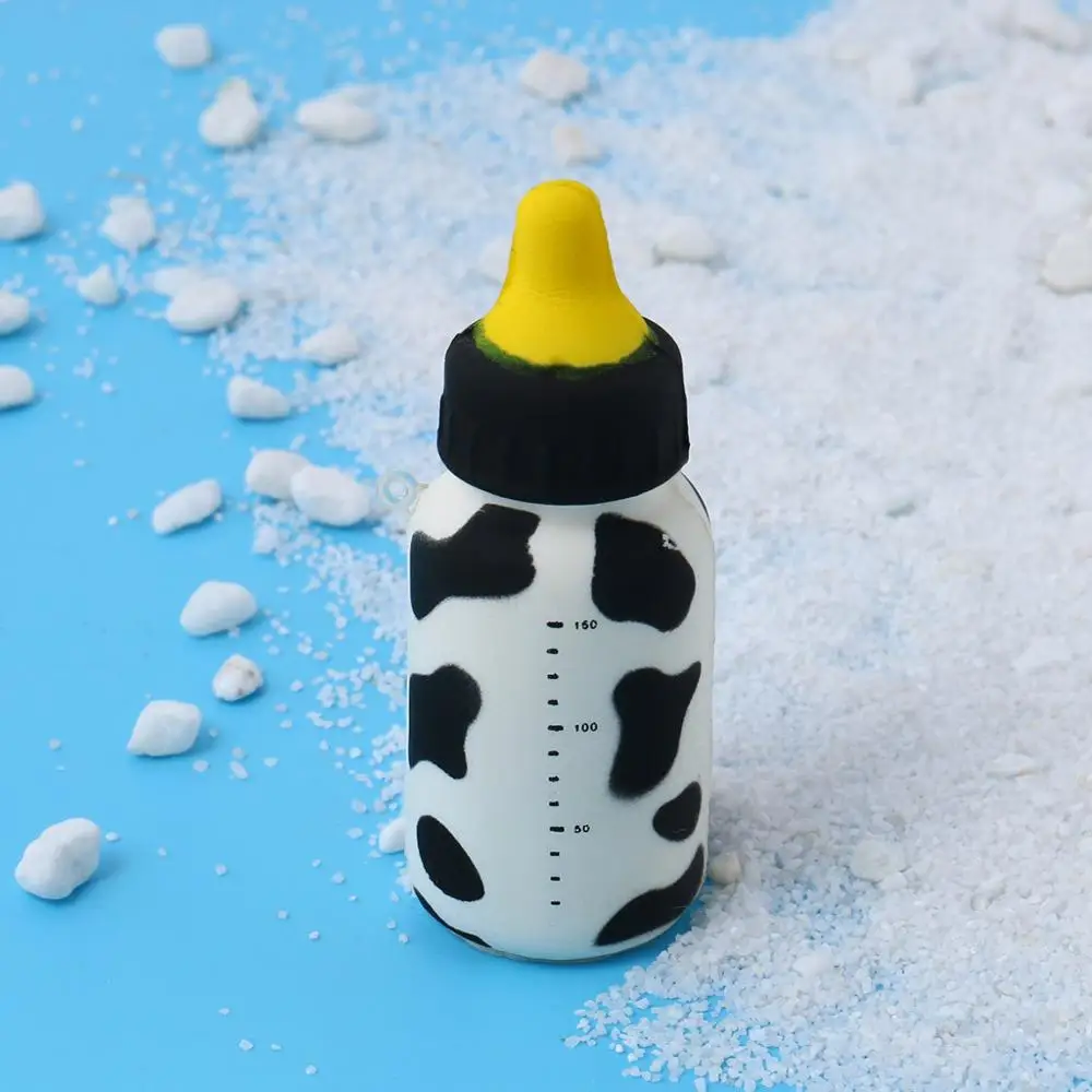 Jumbo мягкая бутылка молока супер медленно поднимающаяся сжимающая игрушка мягкие ароматические бутылки забавные гаджеты Сквош антистрессовые игрушки для детей