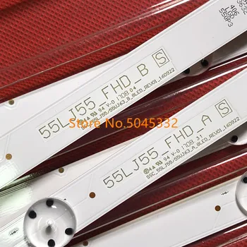 

LED backlight strip 8 lamp for LG 55"TV Innotek 17Y 55INCH_B-TYPE SSC_55UJ630V 55UJ6300 55UJ63 55LJ63_UHD_B 55LJ55_FHD_A