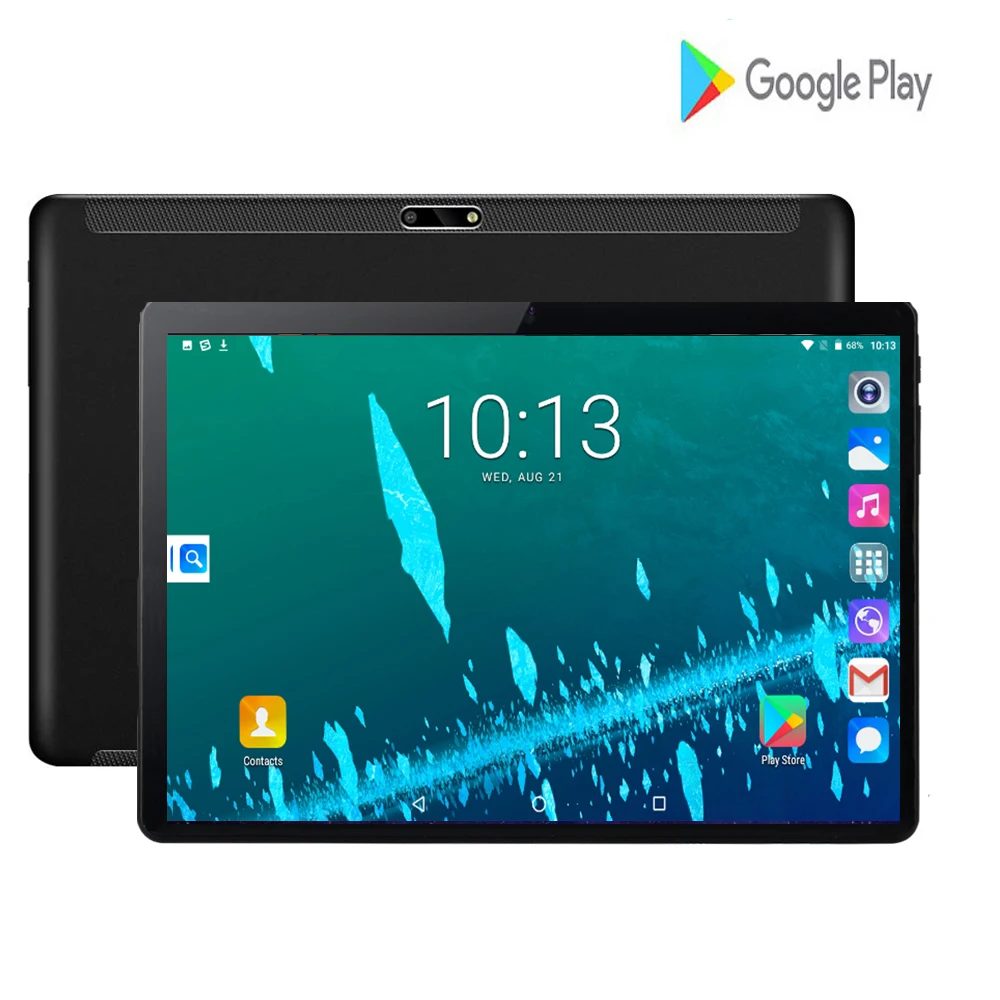 2020 хит 10 дюймов 3G Wifi планшеты PC четырехъядерный 2 Гб RAM 32 ГБ ROM IPS 2.5D Закаленное