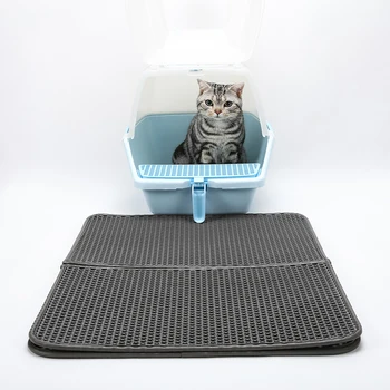 

New Honeycomb Double Layer Design Cat Mat Cat Litter Mat Cat Litter Trapping Mat Pet Products