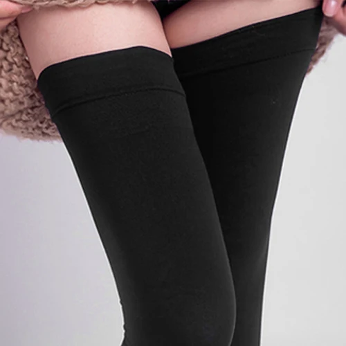 Унисекс колено-Высокие медицинские компрессионные чулки варикозное расширение вен носки с открытыми пальцами medias de mujer чулки женски эрецичевые
