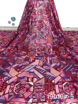 

NEW African Lace Fabric, French Sequins Net Lace Noble Multicolor Sequins Fabrics High Quality African Tulle Sequins Lace Fabric