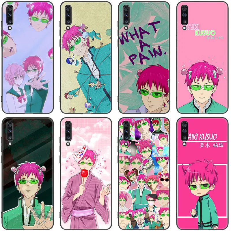 Japanese anime the disastrous life of saiki k Case For Samsung Galaxy A01 Core A03S A10 A20E A21 A30 A40 A42 A82 A90 A6 A7 A9 A8 | Мобильные