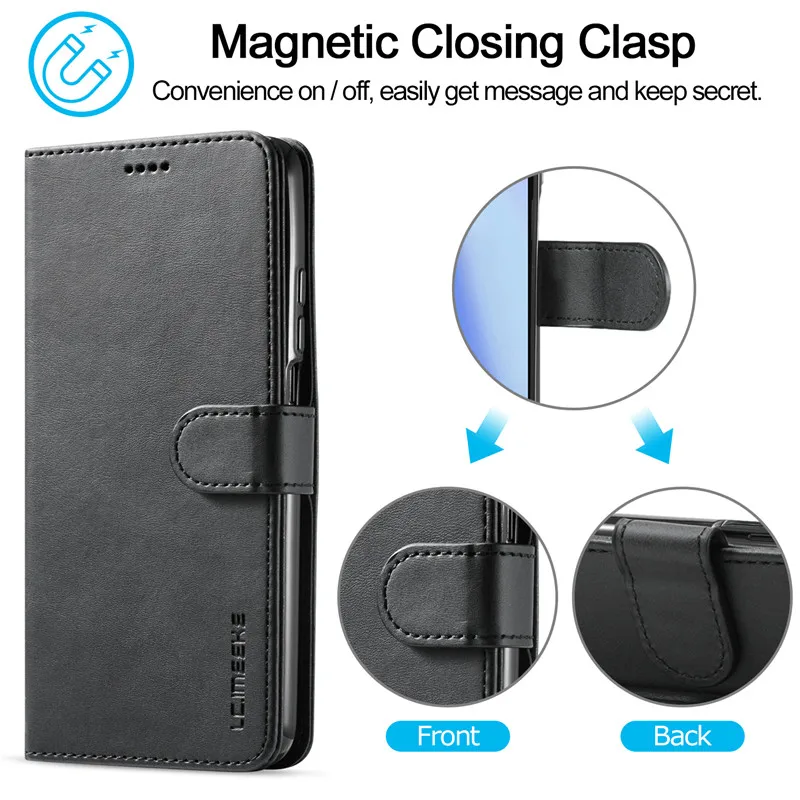 Leather Wallet Flip Phone Case - Sleek and Stylish Design