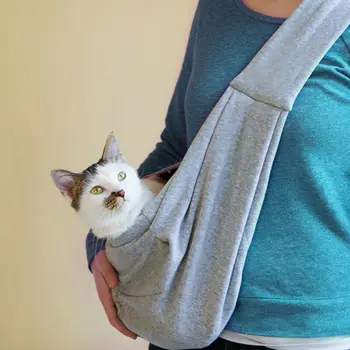 

Portable pet carrier for dogs, cats, puppies, mesh, Comfortable travel bag, backpack, shoulder bag