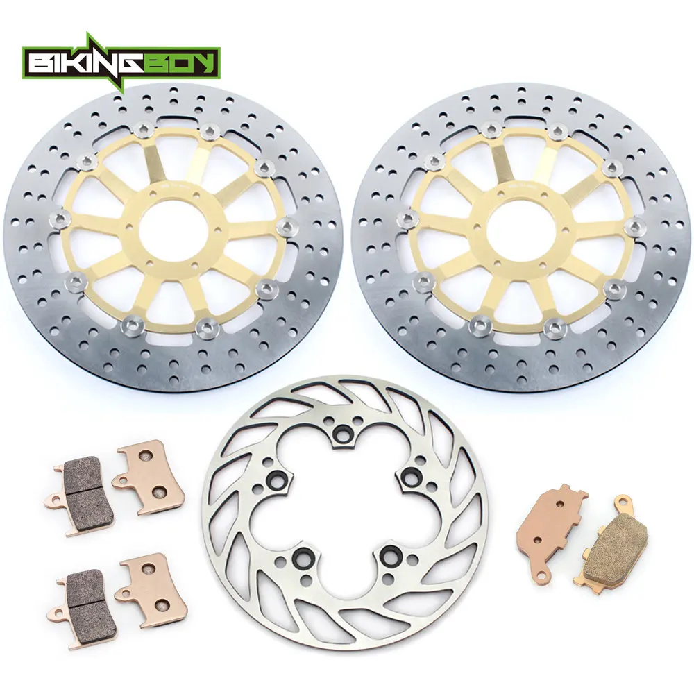 BIKINGBOY CBR 900 RR Fireblade 94 95 96 97 VTR 1000 F Firestorm Super Hawk 97-06 98 99 Передние Задние тормозные диски роторы диски колодки