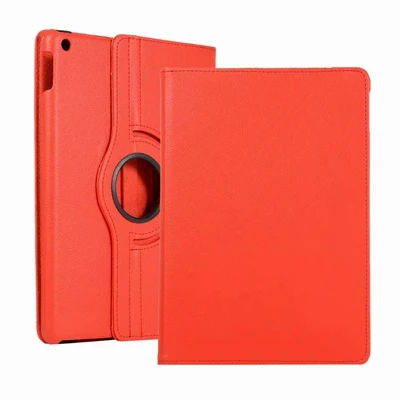 100 шт 360 градусов вращающийся чехол для iPad 10,2 дюймов 7th Gen чехол для планшета мягкий ПЭТ экран протектор - Цвет: Красный