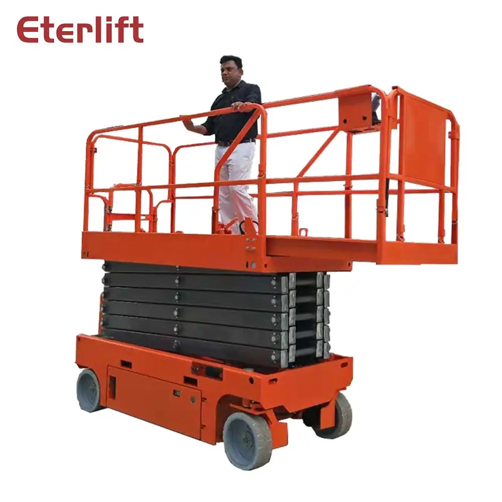 10m Self Propelled Electric Scissor Man Lift with 320 Kg Load |