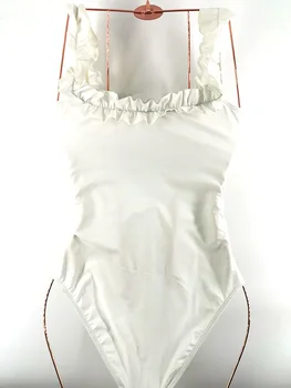 

2020 new solid color bikini bikini suit push-up style white