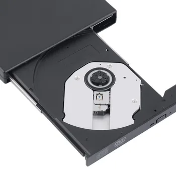 

New USB 2.0 External DVD Combo CD-RW Burner Drive CD+-RW DVD ROM Black Wholesale Drop Shipping