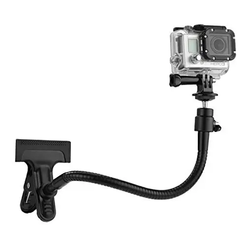Morsetto Di Montaggio Compatibile Con Gopro Hero 8 Nero, Hero 7,6, 5 Nero, Sessione, Hero 4, Sessione, Nero, Argento, Hero + Lcd, 3 +, 3, C